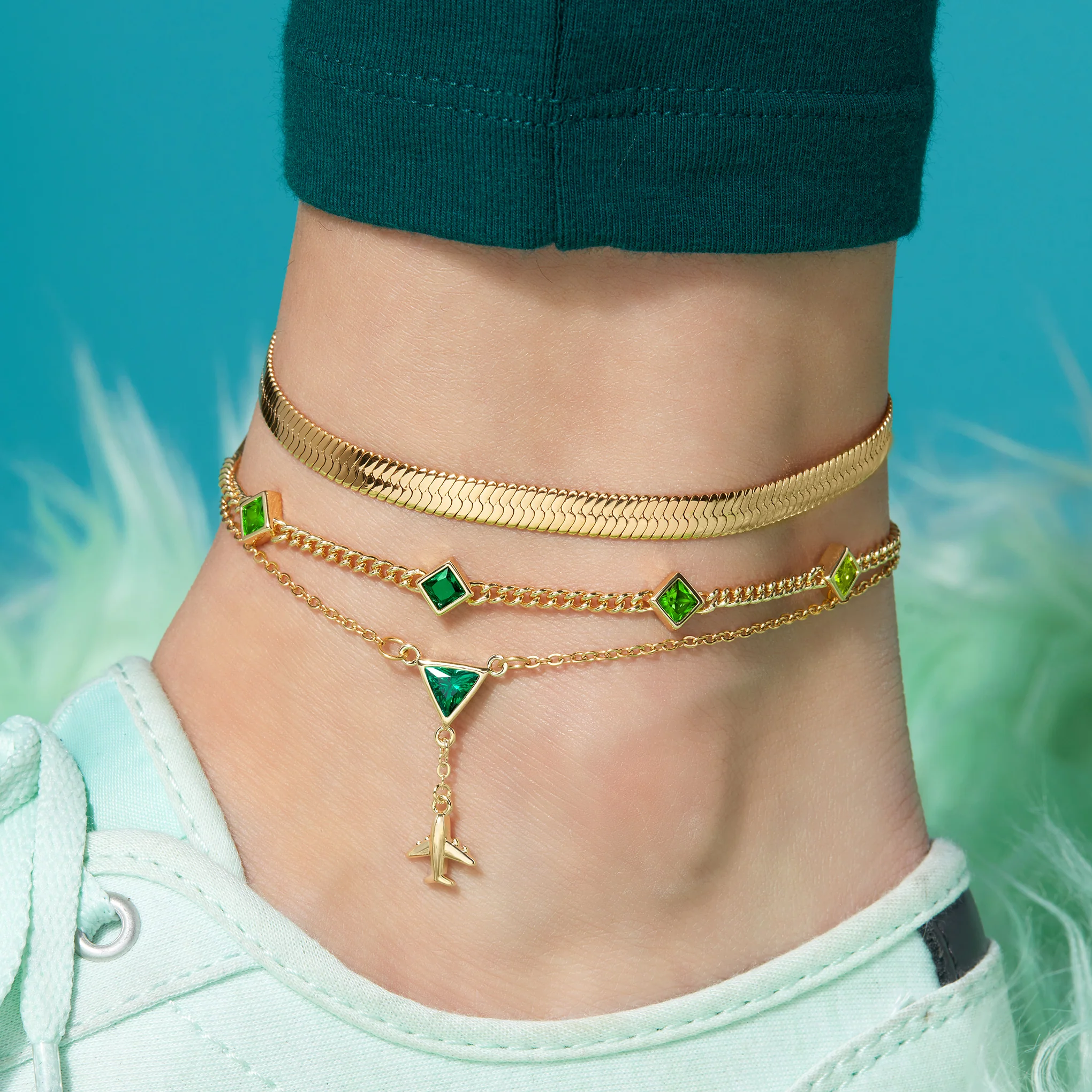 Aura Anklet - Purple - Image 3