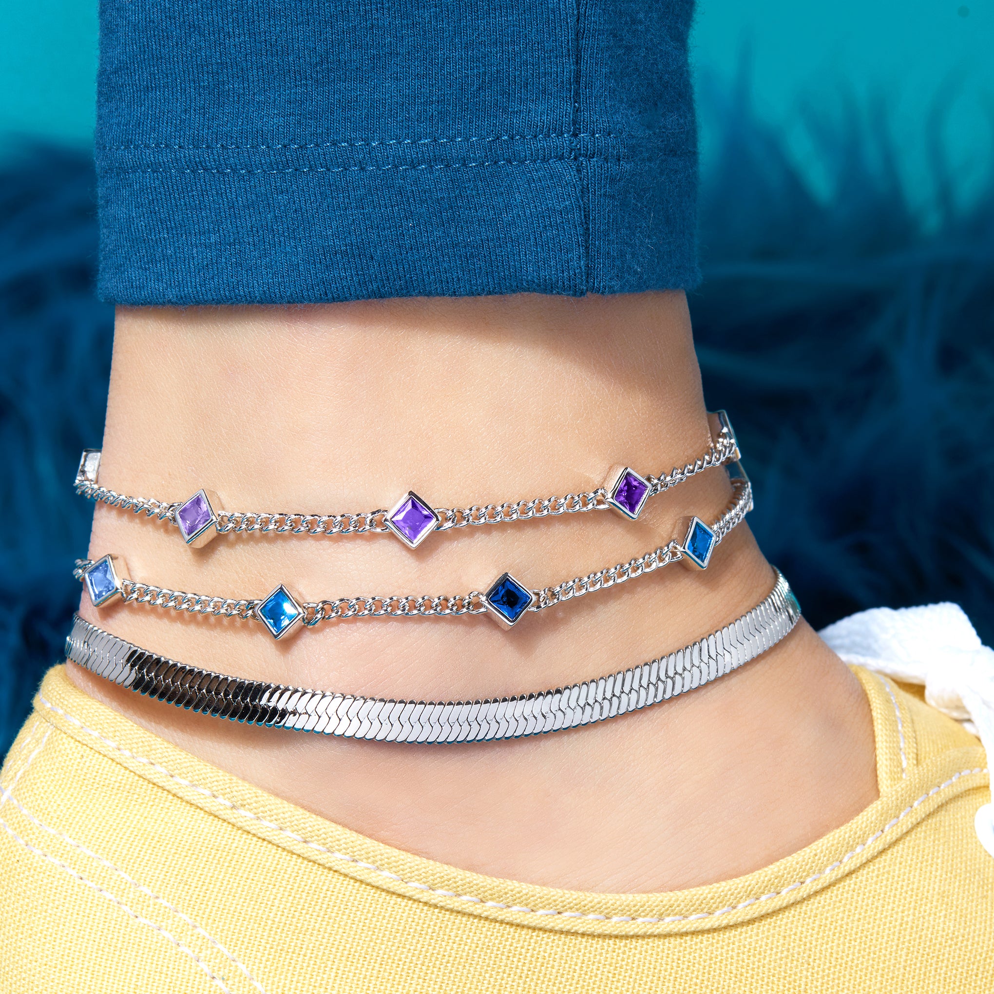 Aura Anklet - Purple - Image 4