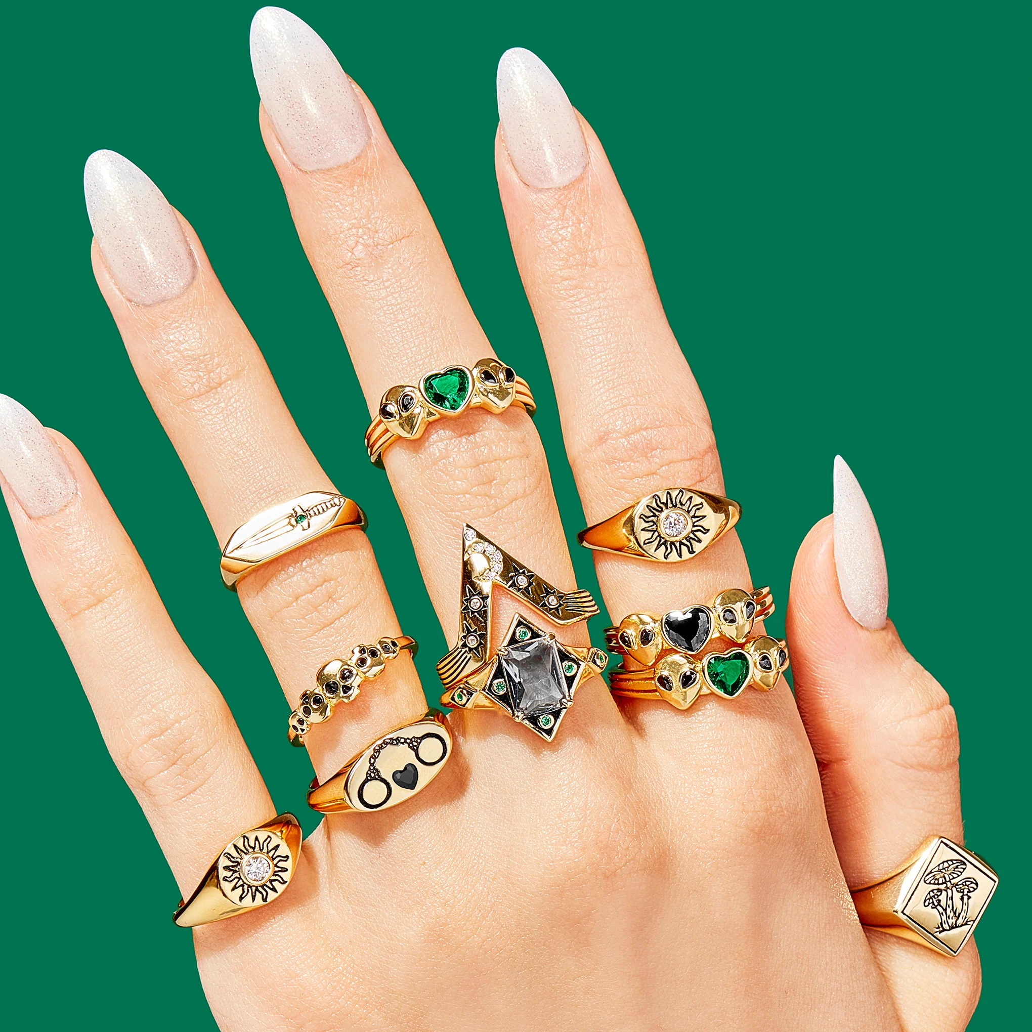 Cosmic Love Ring - Green - Image 4