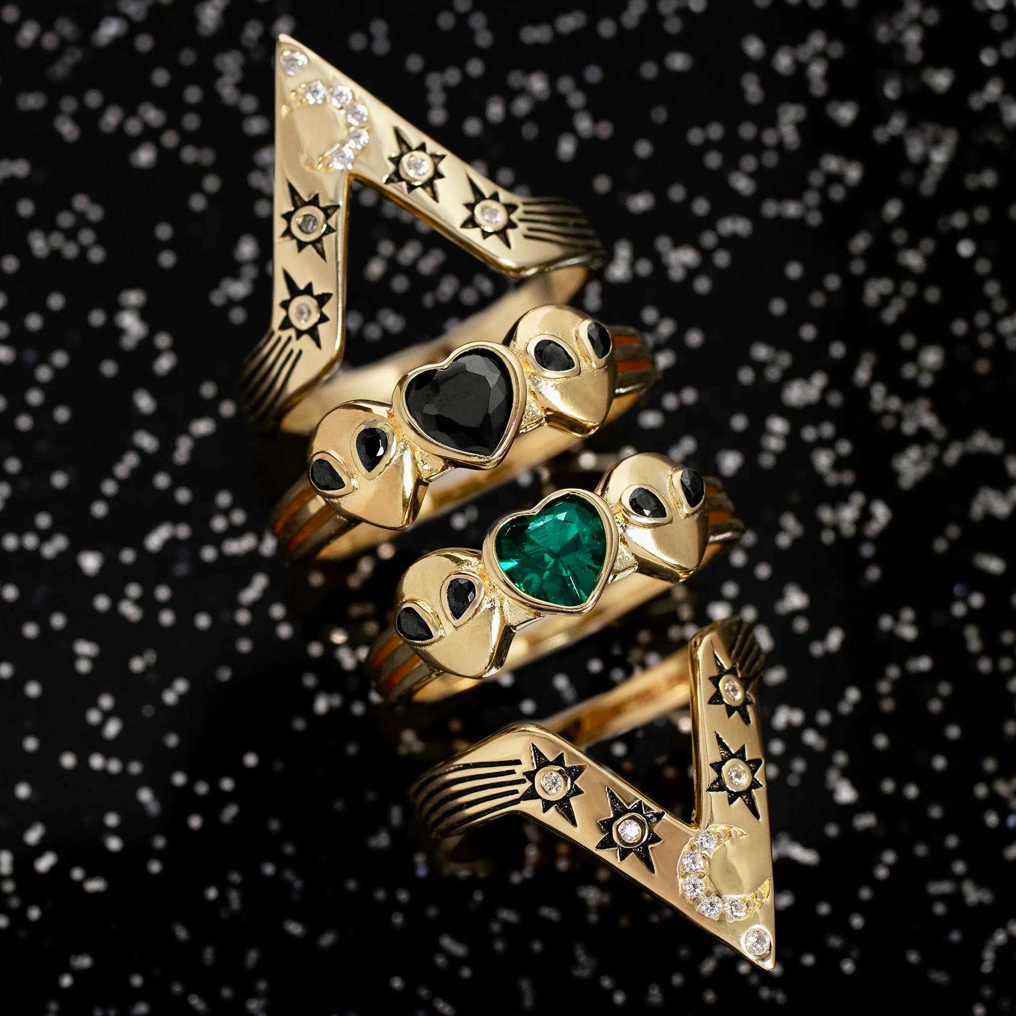 Cosmic Love Ring - Green - Image 5