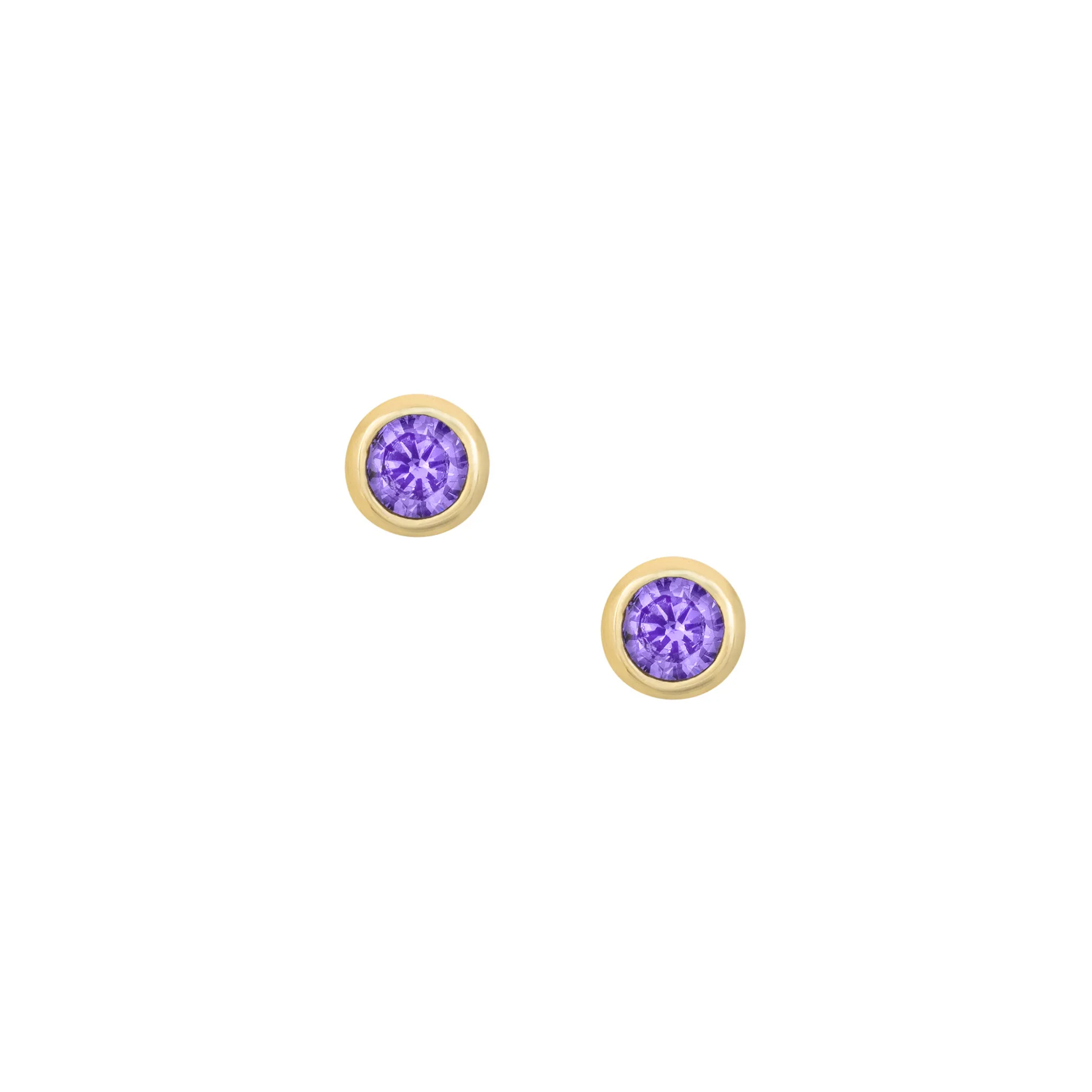 Elara Studs - Purple