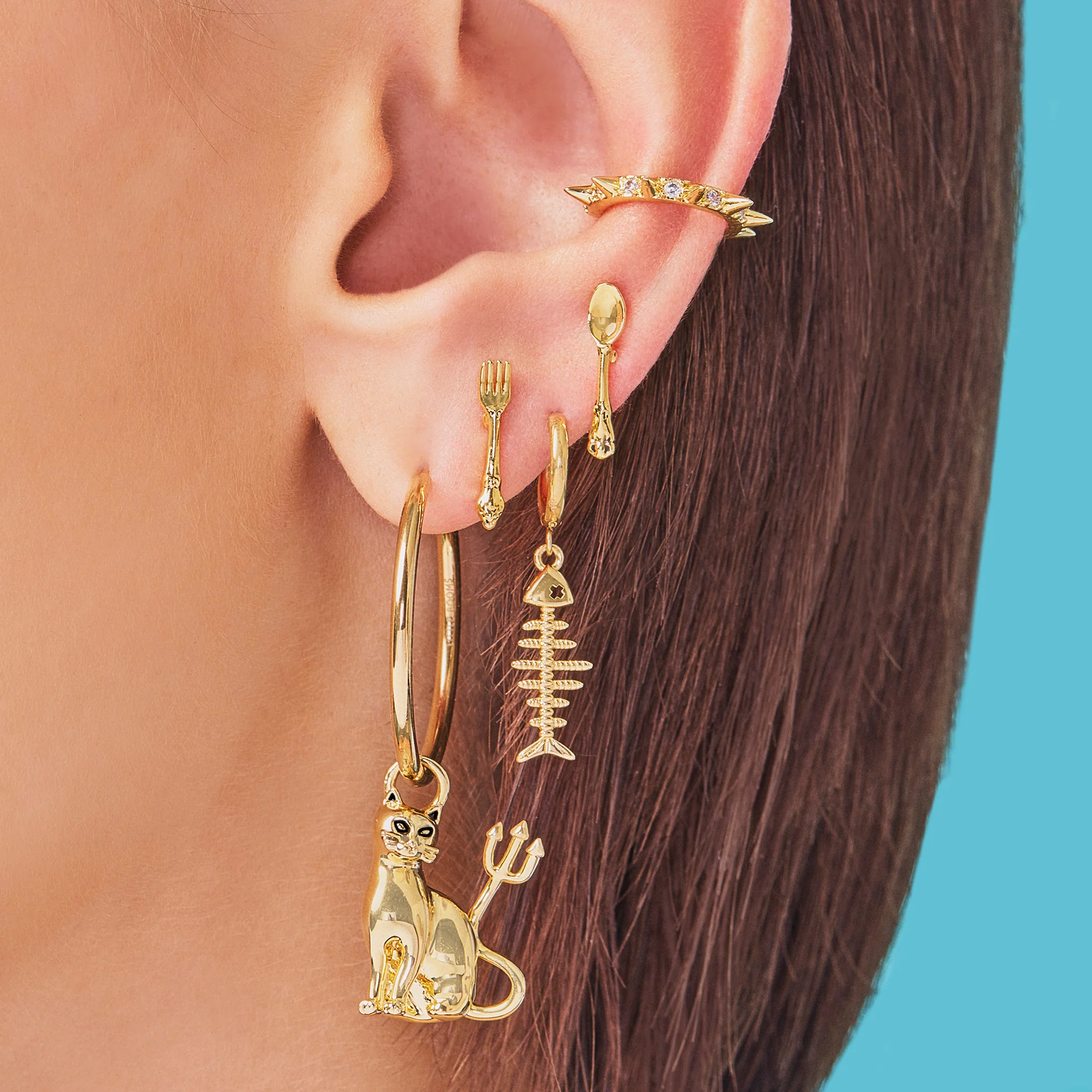 Fishbone Earrings - Image 3