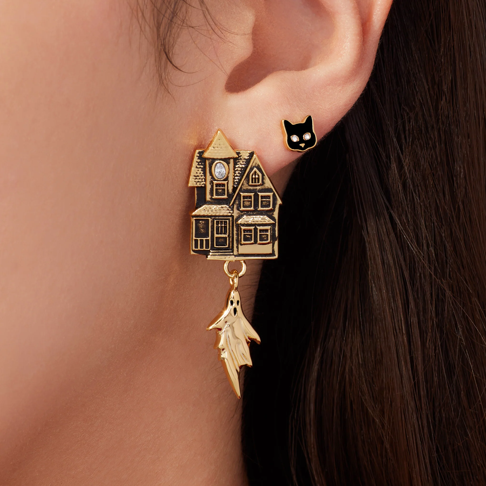 Haunted House Earrings - Image 4