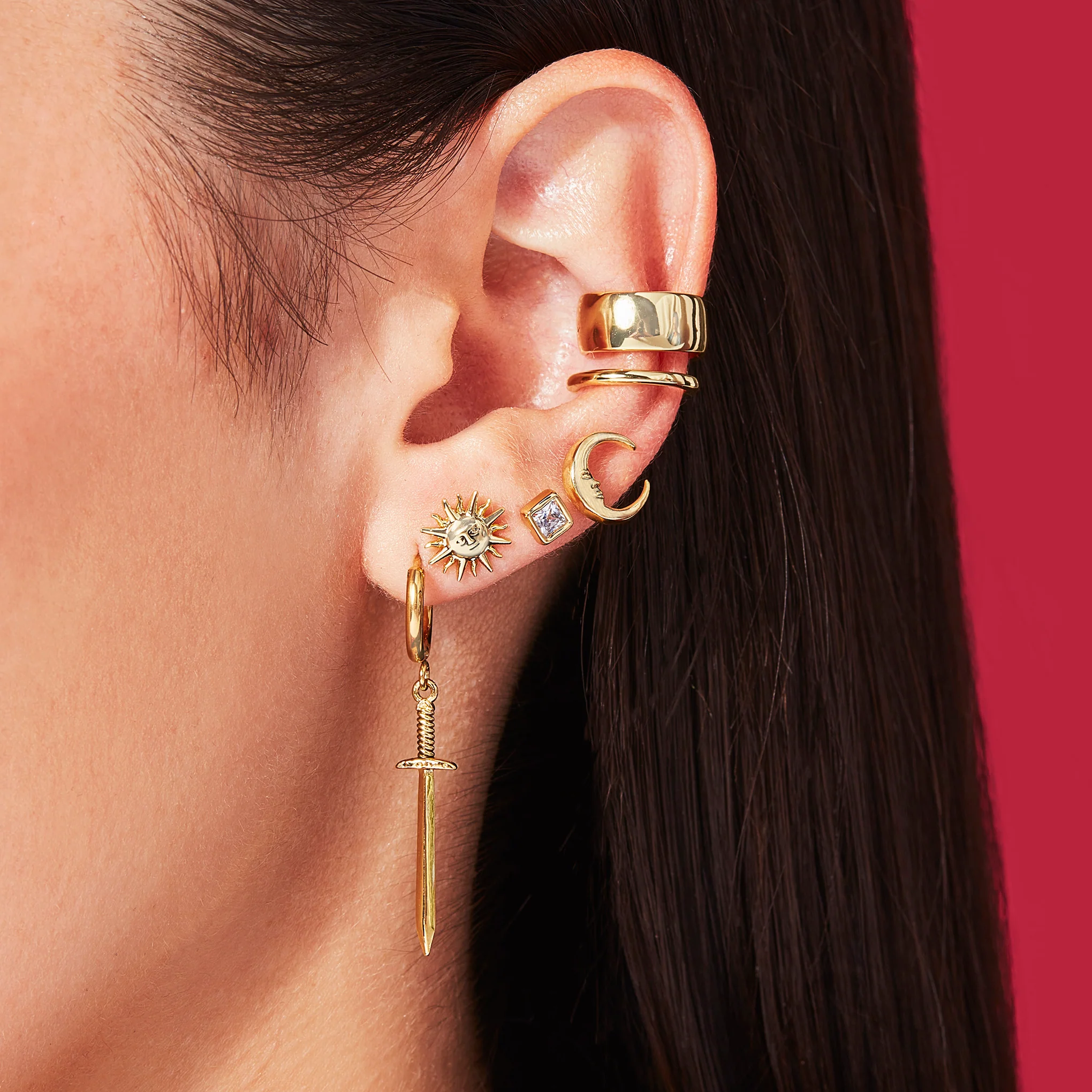 La Luna Studs - Image 3