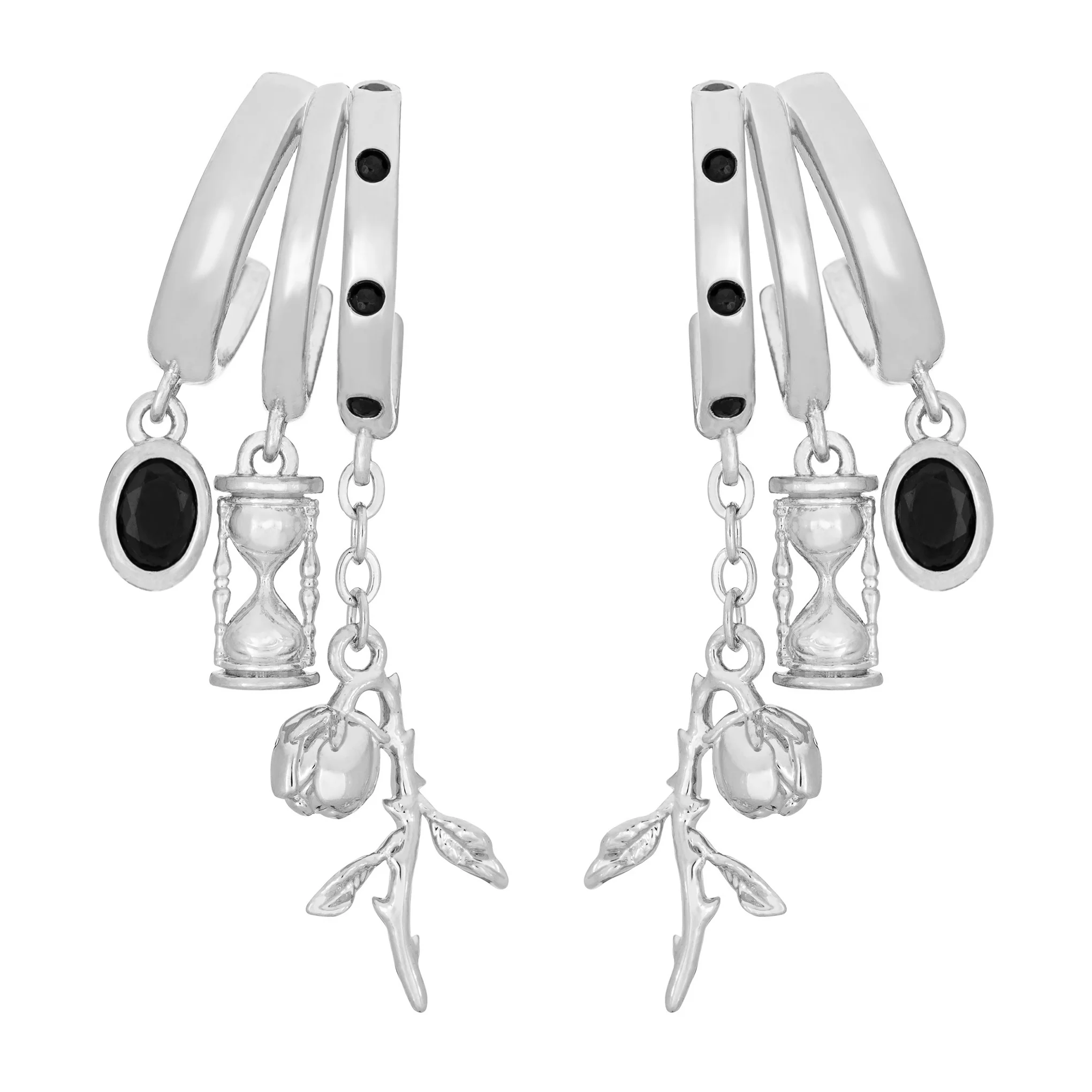 Midnight Rose Earrings - Image 2