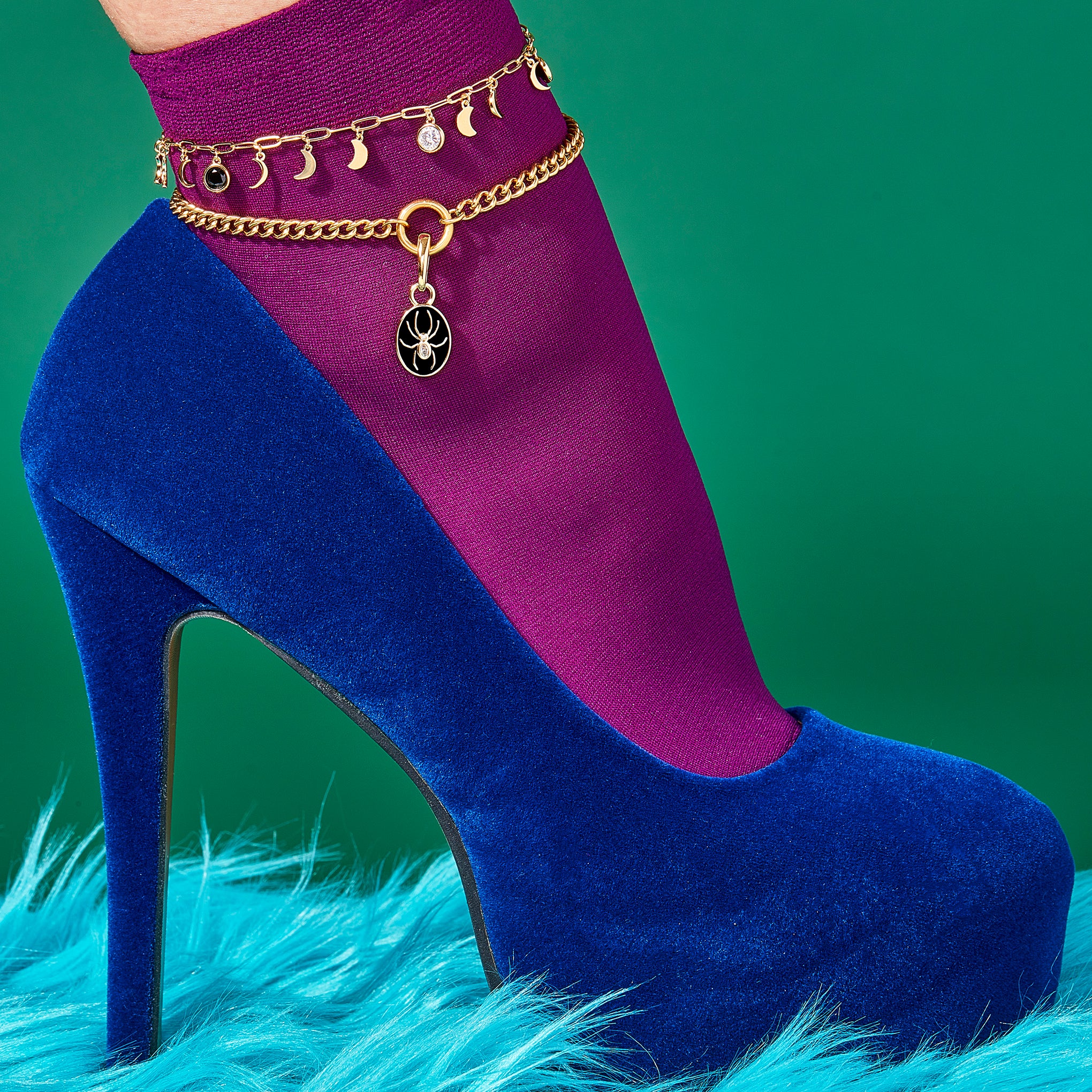 Moon Phase Anklet - Image 3