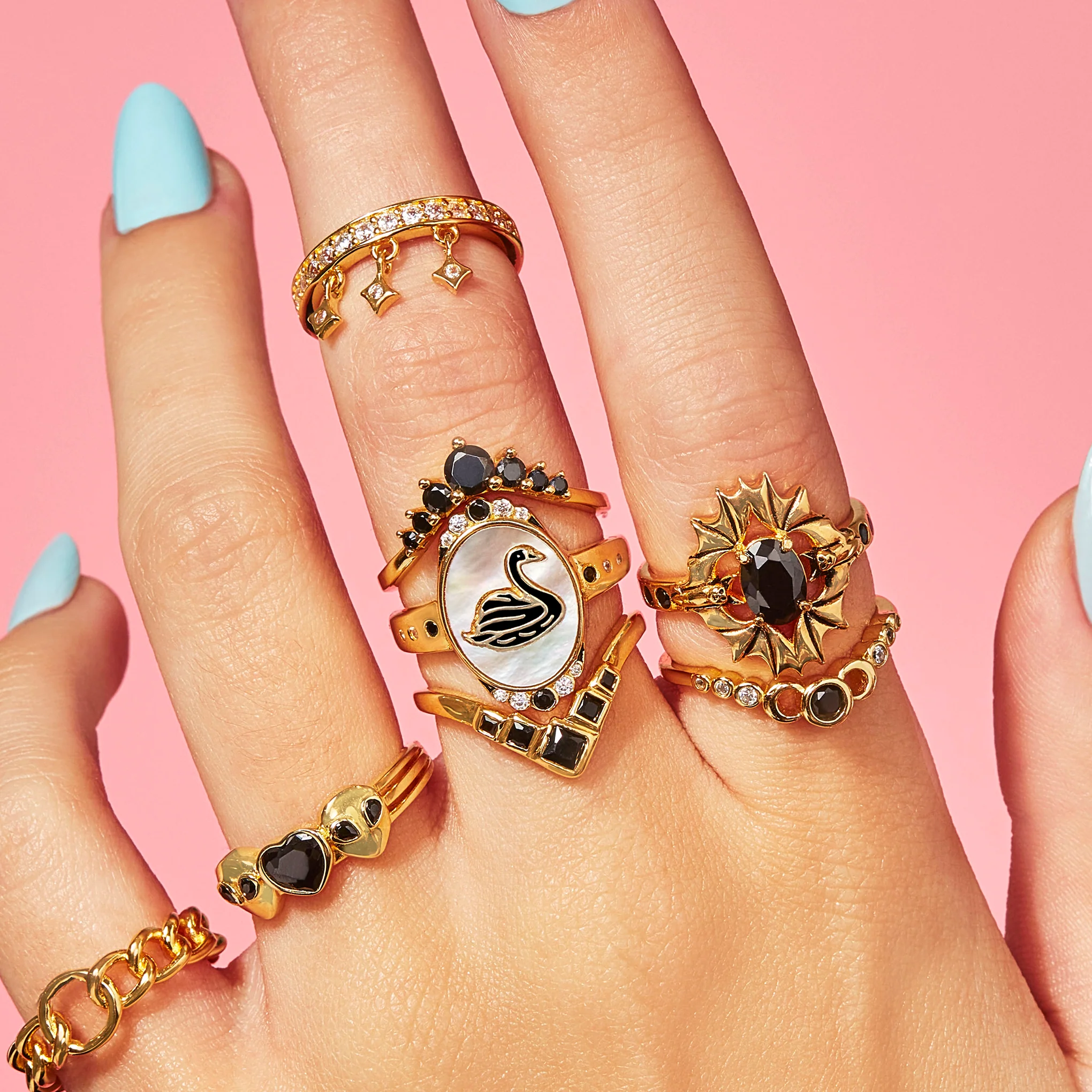Opera Ring - Black - Image 5