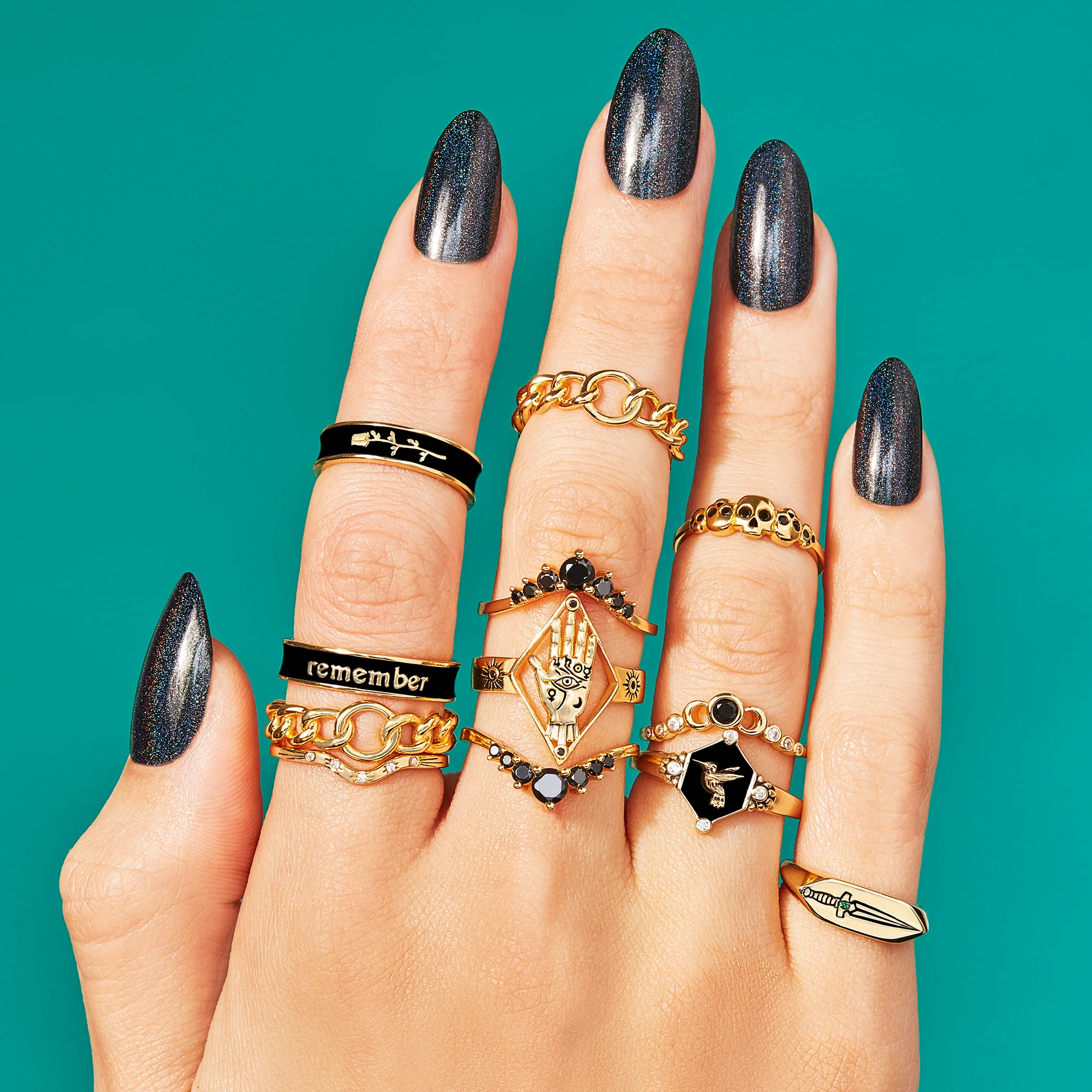Opera Ring - Black - Image 6