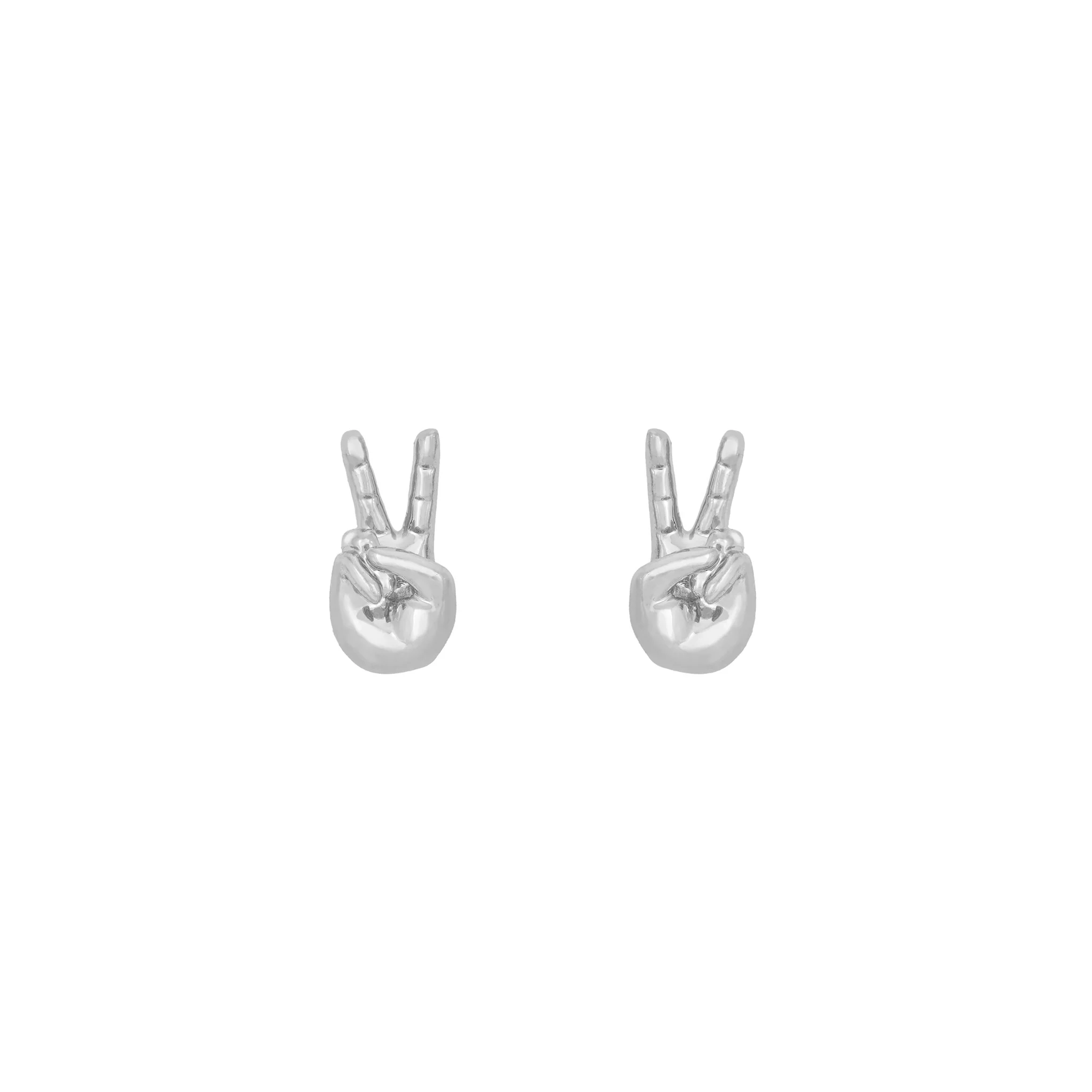 Peace Sign Studs - Image 2