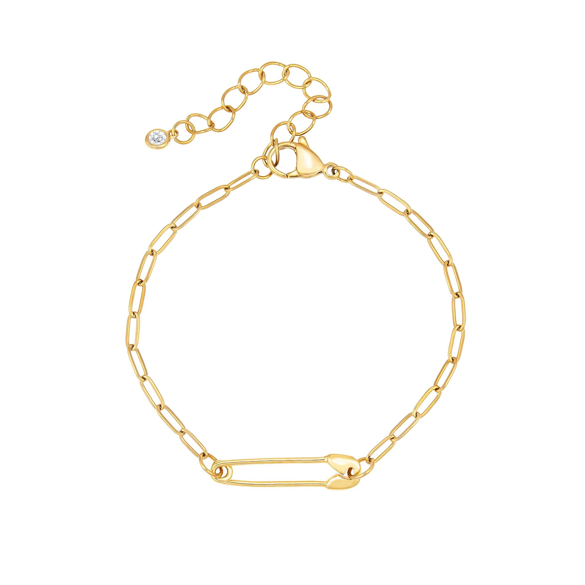Safety Pin Bracelet