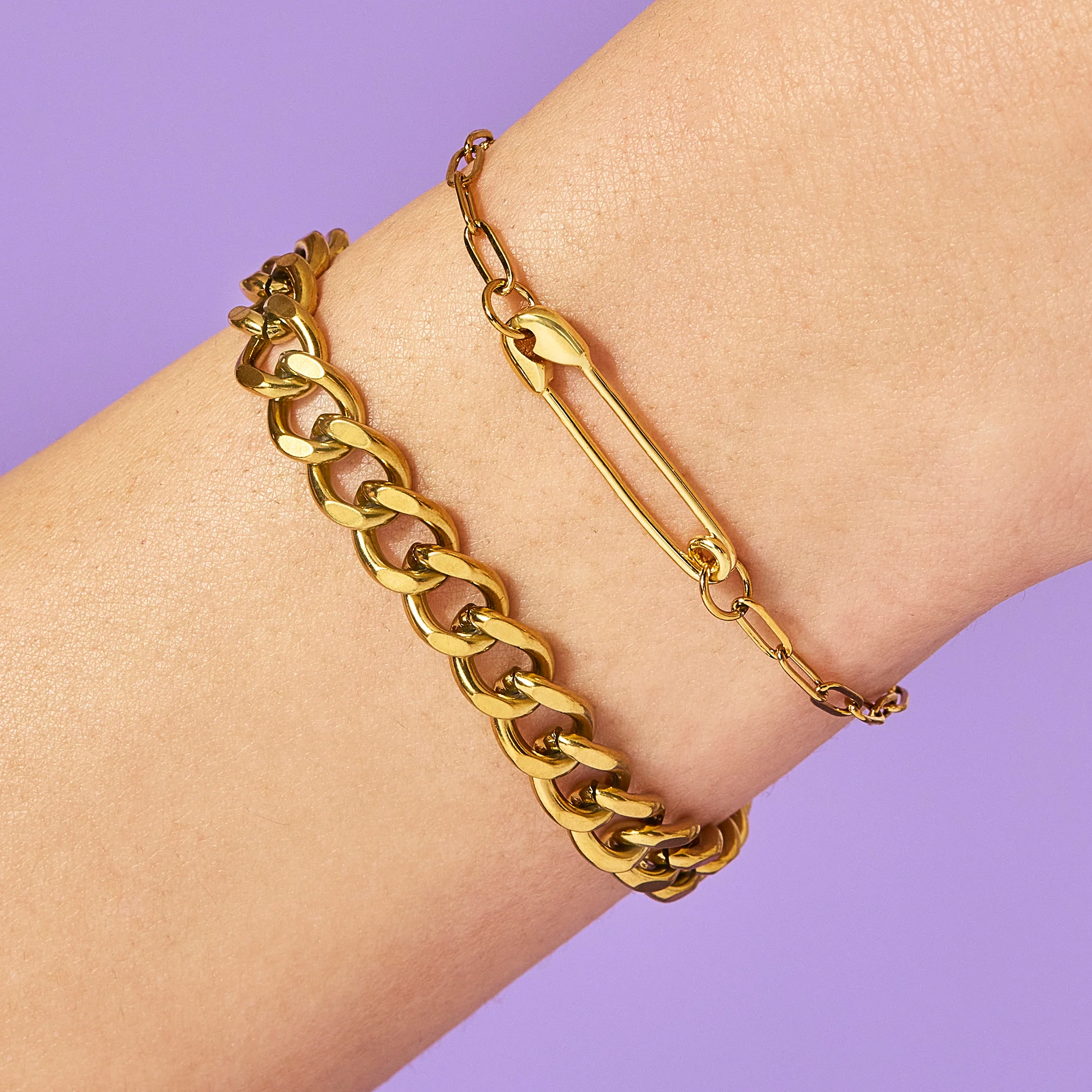 Safety Pin Bracelet - Image 3