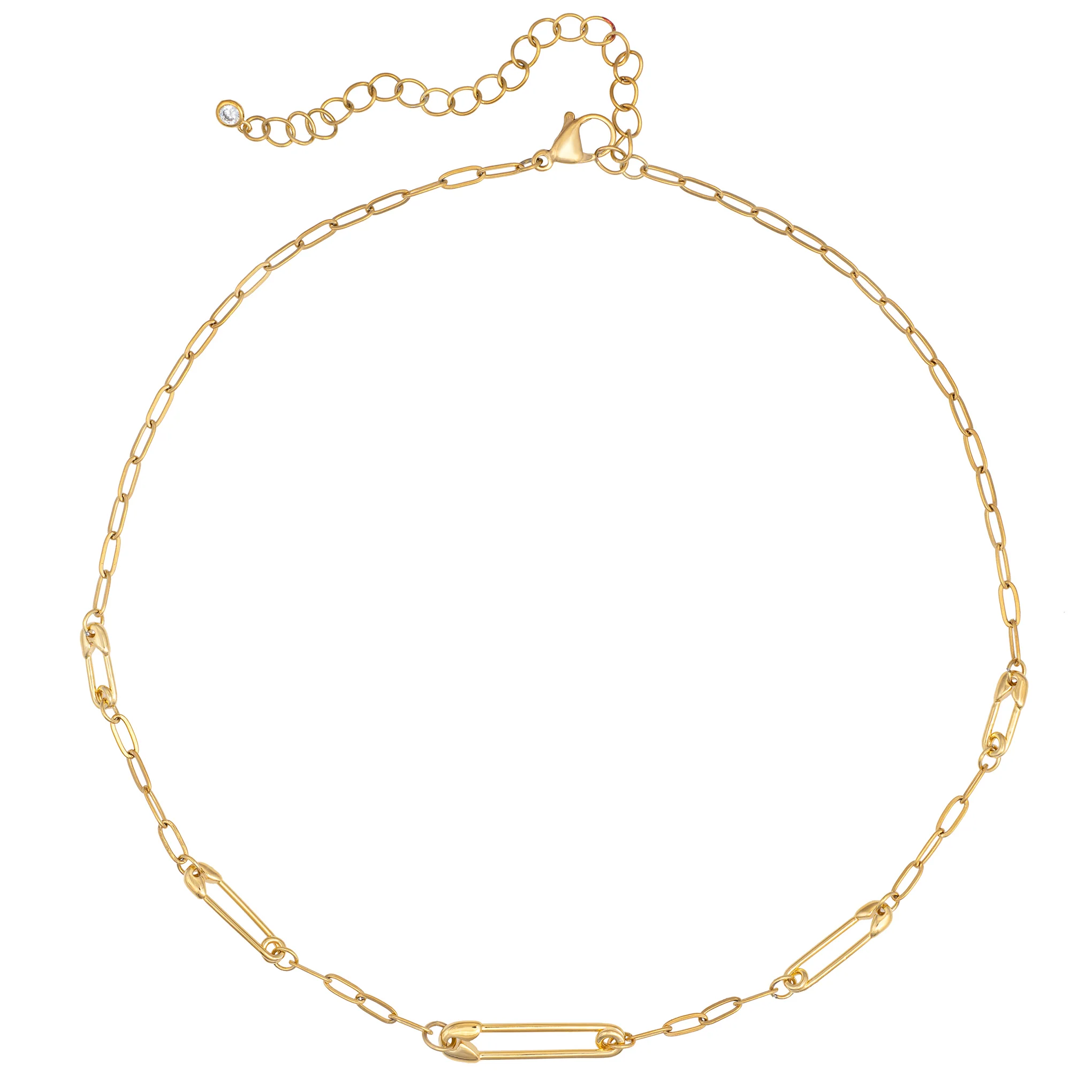 Safety Pin Necklace - Image 2