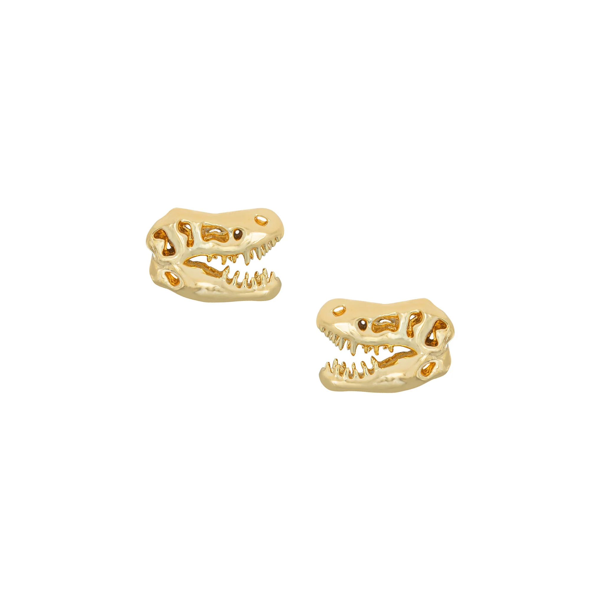 T-Rex Skull Studs