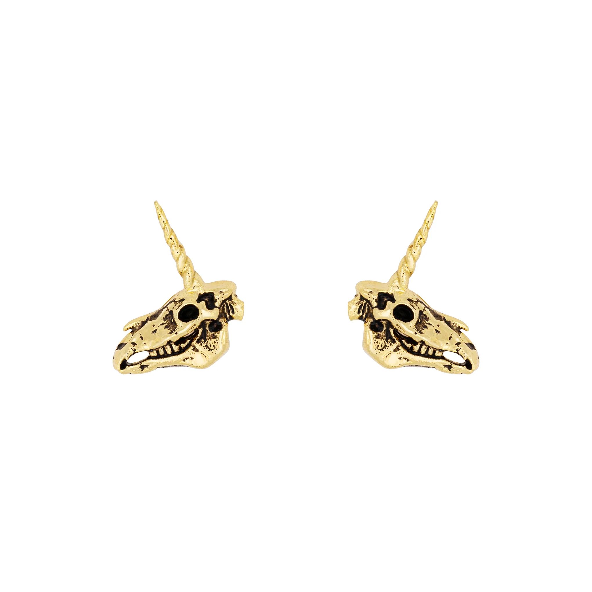 Unicorn Skull Studs