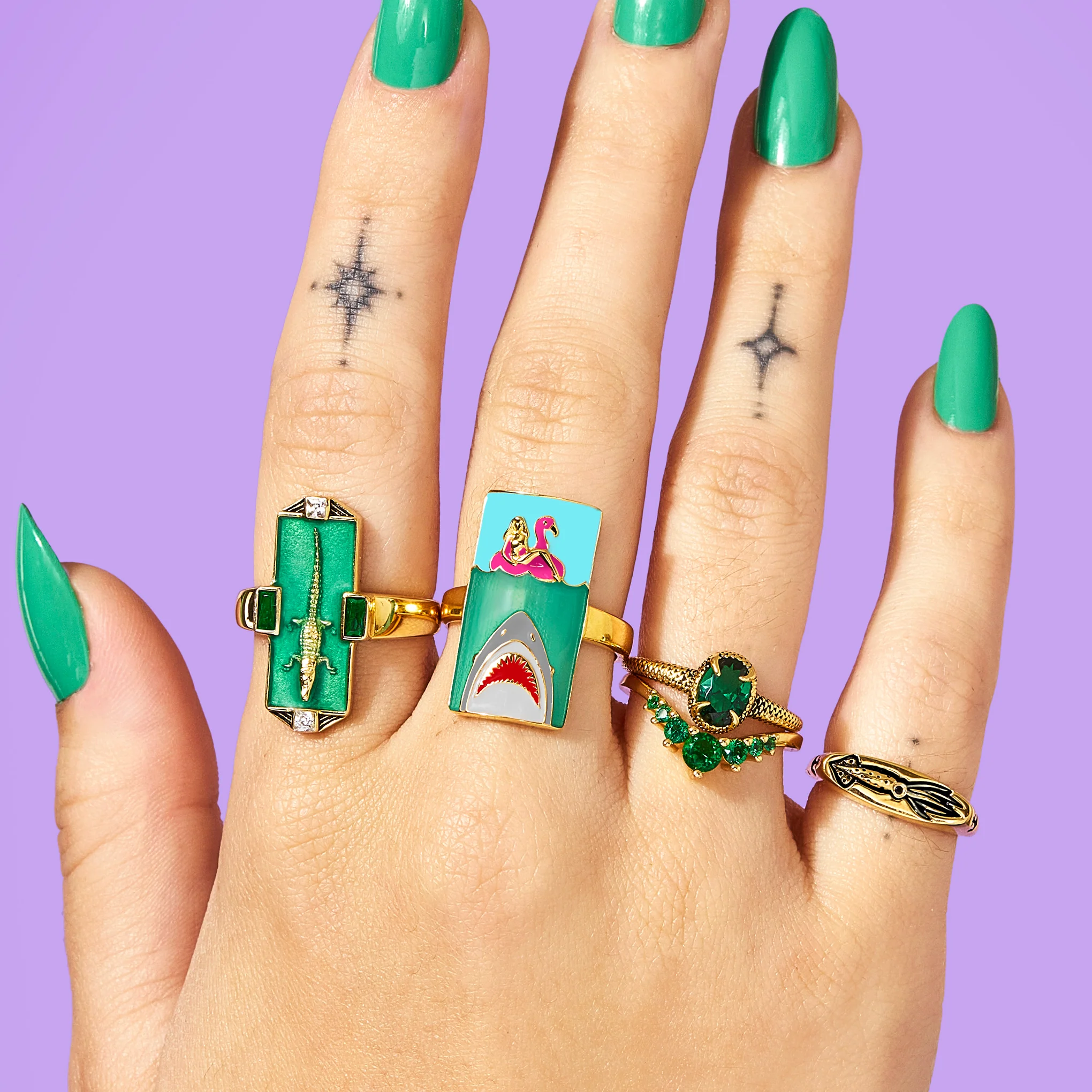 Viper Ring - Green - Image 4