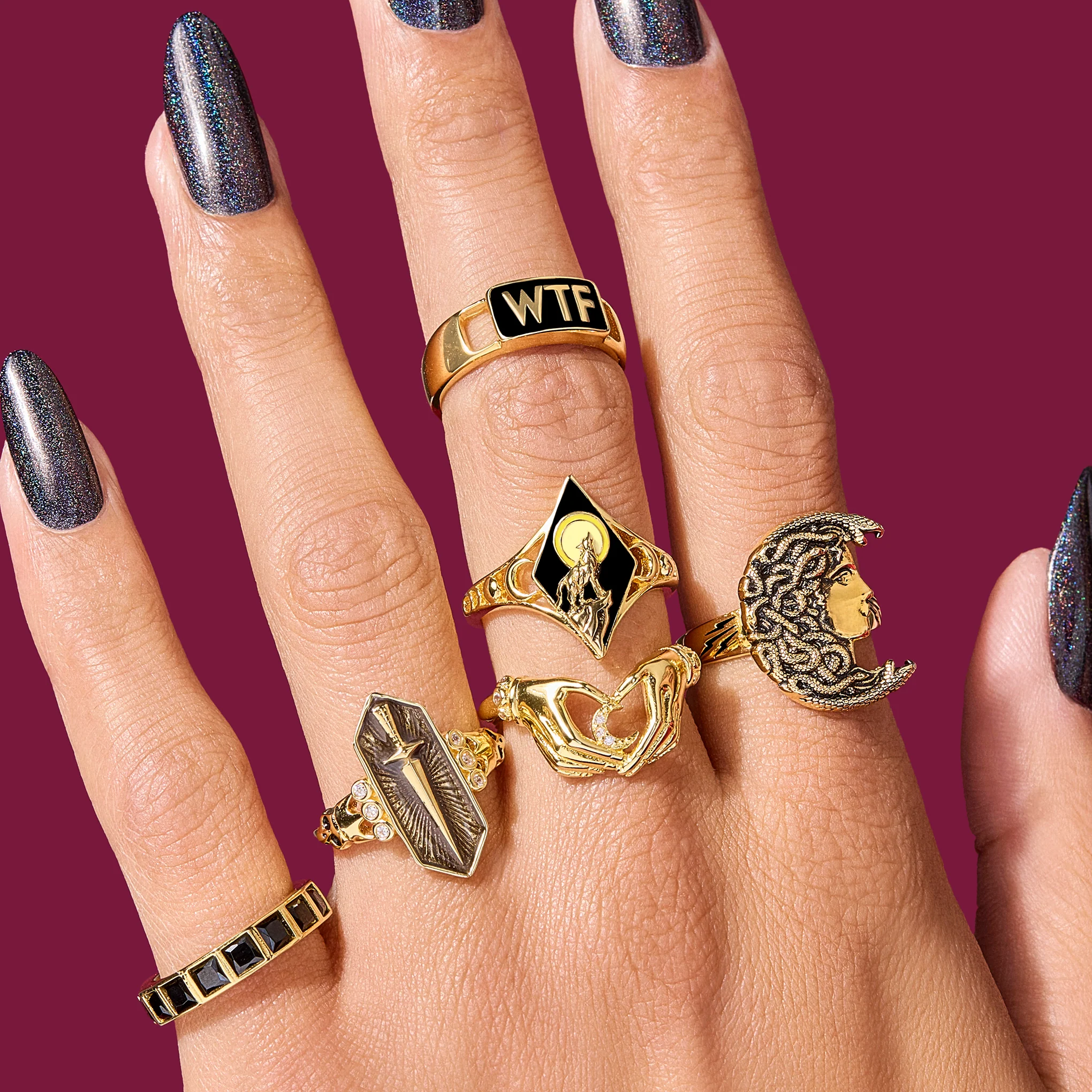 Wolf Howl Ring - Image 3