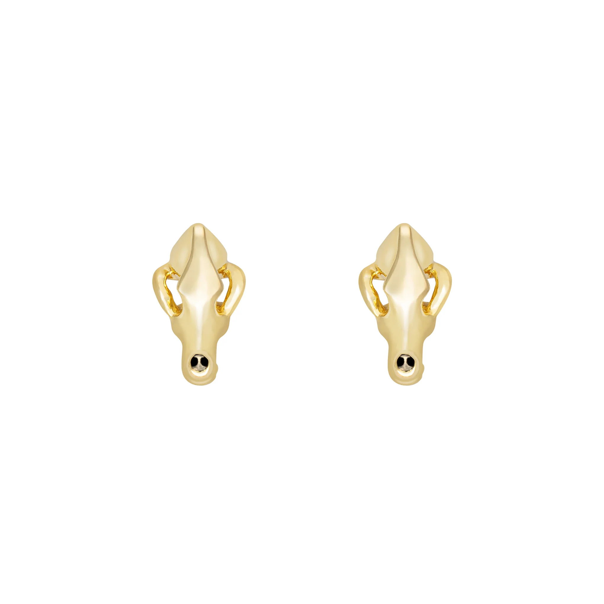 Wolf Skull Studs